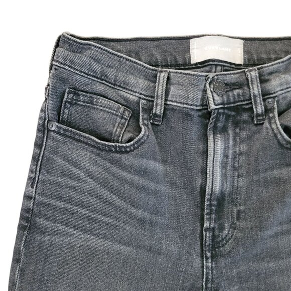Everlane The Mid-Rise Skinny Stretch Jeans Womens Size 27 Black Denim Ankle - Picture 5 of 7